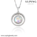 32750-xuping Mode Sterling Silber Farbe Anhänger Kristalle von Swarovski